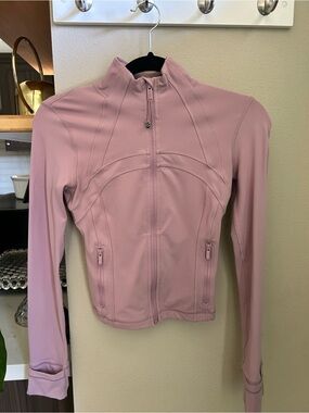 Lululemon Cropped Define Jacket Dusty Pink